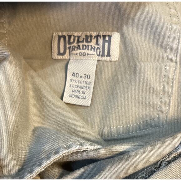 Duluth Trading Men’s Flex Fire Hose Khaki Pants 40x30 - Picture 4 of 7